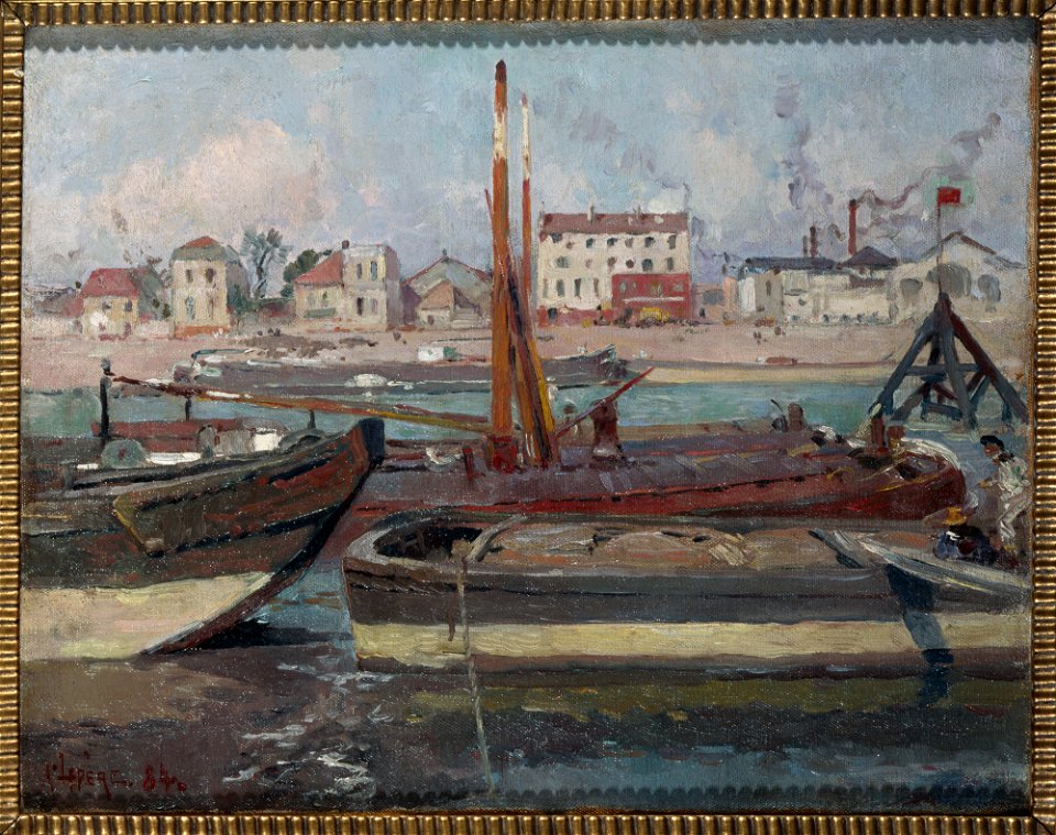 Anonymous - La Seine, au quai de la Rapée - P904 - Musée Carnavalet