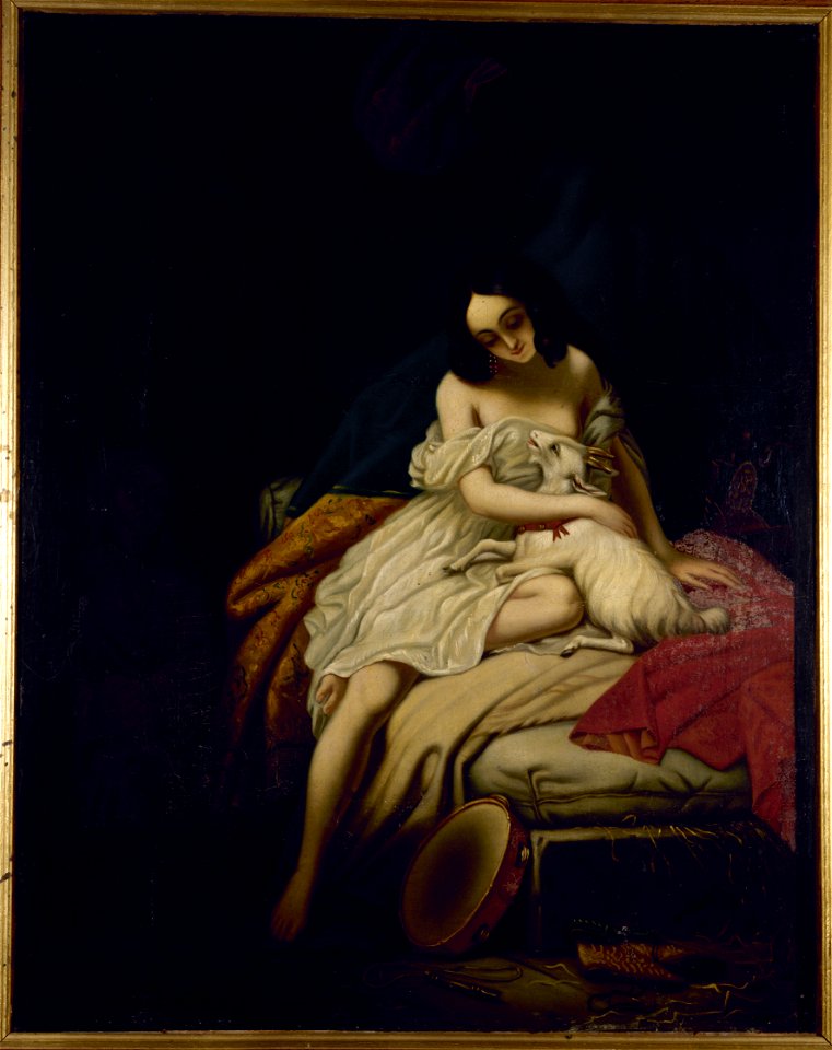 Anonymous - La Esmeralda et sa chèvre - 775 - Maison de Victor Hugo