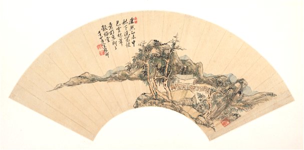 Anonymous - Landscape in the Style of Ni Zan - 13.100.44 - Metropolitan Museum of Art