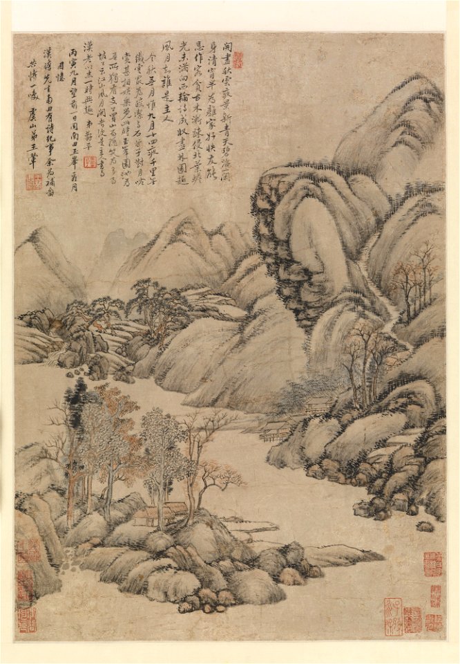 Anonymous - Landscape, Eve of Mid-autumn - 1989.363.143 - Metropolitan Museum of Art