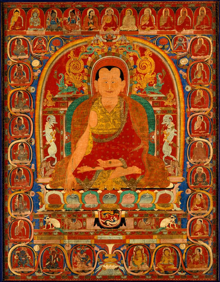 Anonymous - Lineage Portrait of an Abbot - 1991.304 - Metropolitan Museum of Art