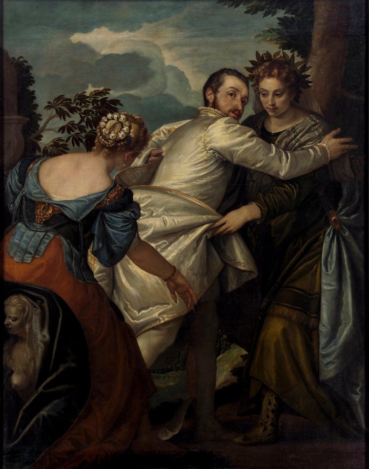 Anonymous - Mann zwischen Tugend und Laster - GG 108 - Kunsthistorisches Museum