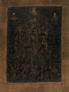 Anonymous - Lha Mo Riding on a Donkey - 1975.409.6 - Metropolitan Museum of Art