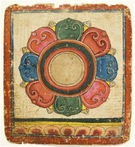 Anonymous - Lotus from a Set of Initiation Cards (Tsakali) - 1995.204.1 - Art Institute of Chicago