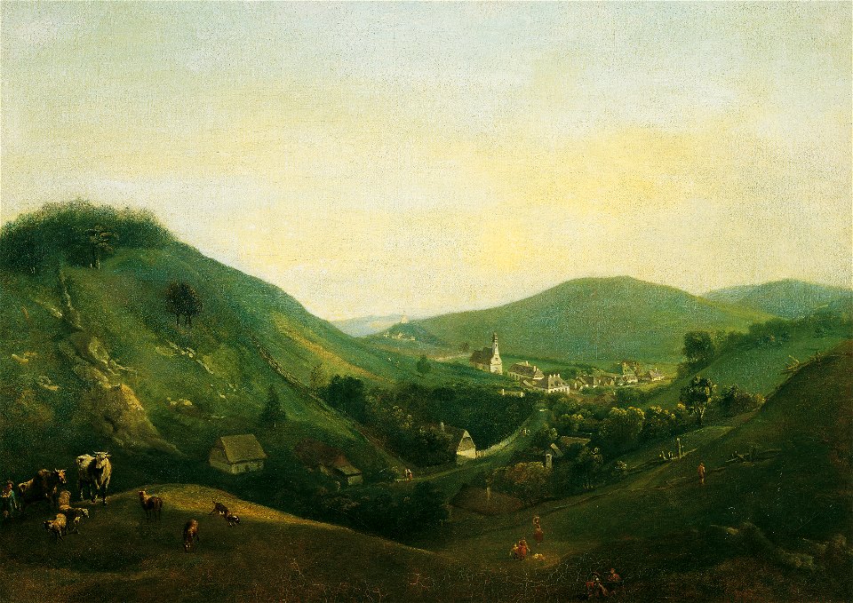 Anonymous - Landschaft bei Kalksburg - 3211 - Österreichische Galerie Belvedere