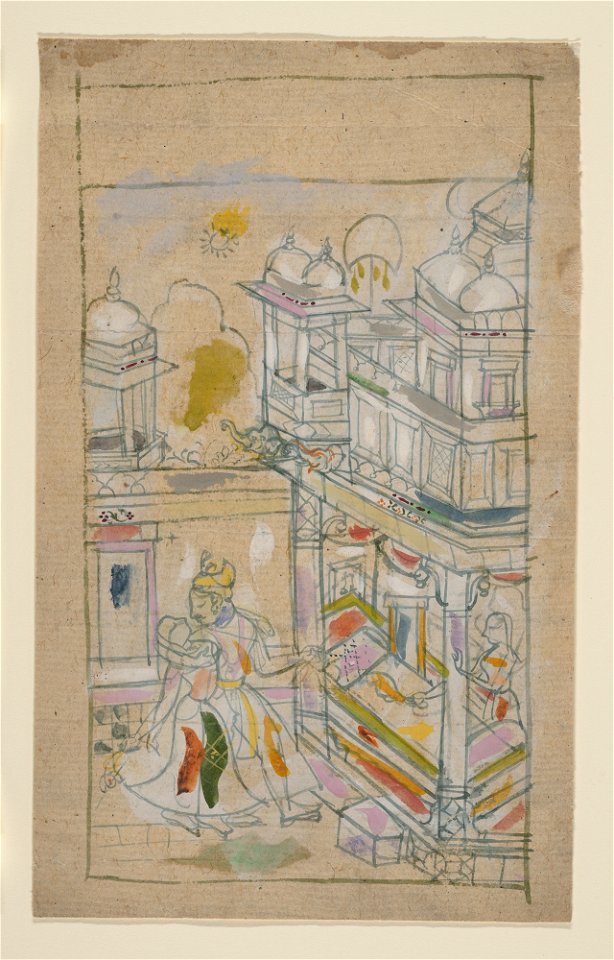 Anonymous - Lovers Returning to a Palace - 2008.359.21 - Metropolitan Museum of Art