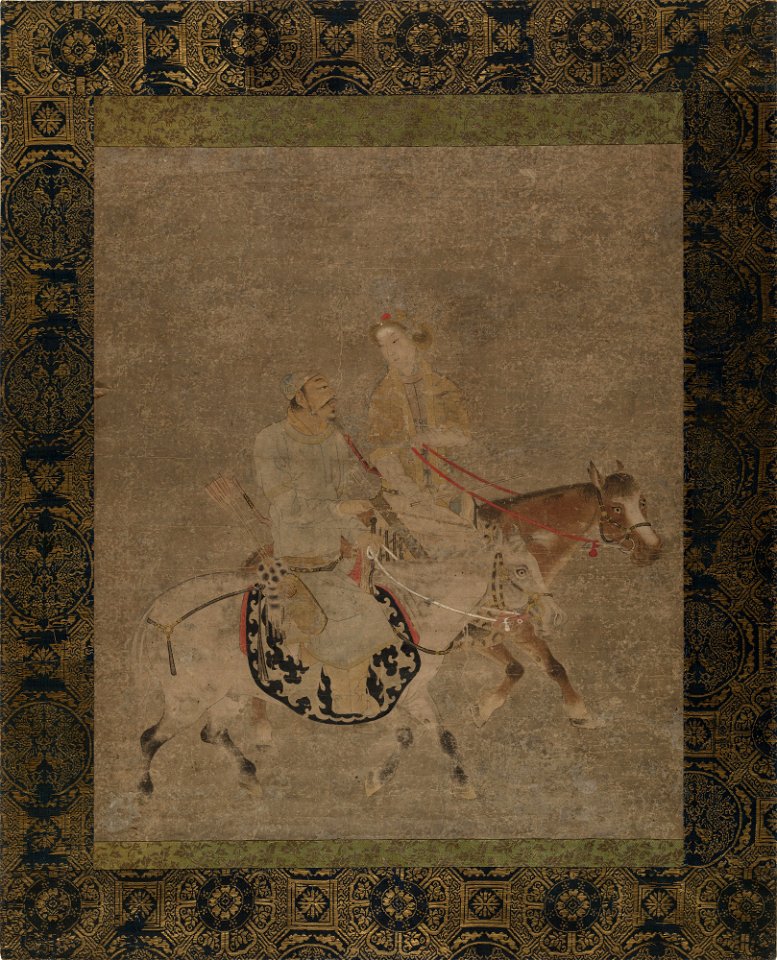 Anonymous - Man and Woman on Horseback - 45.174.30 - Metropolitan Museum of Art