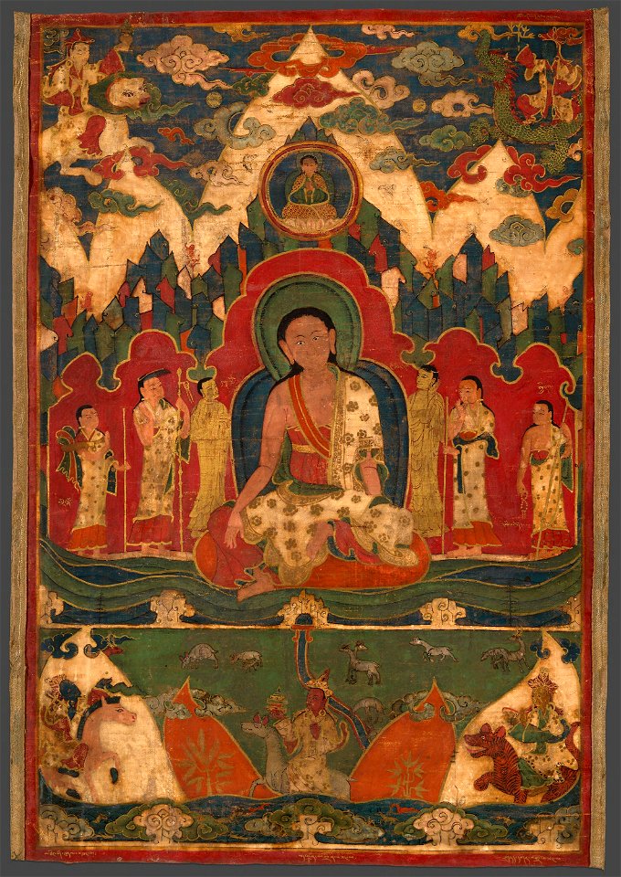 Anonymous - Milarepa on Mount Kailash - 1995.277 - Art Institute of Chicago