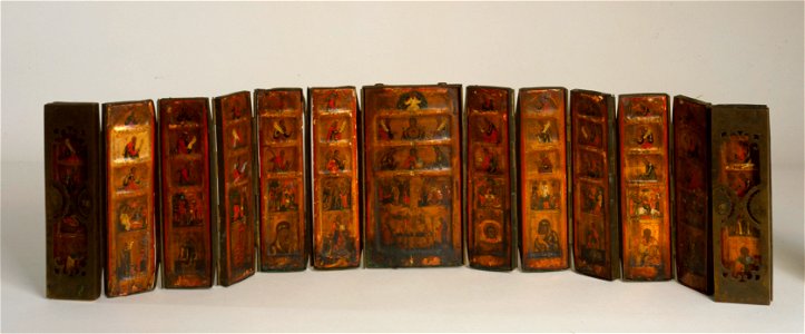 Anonymous - Miniature Traveling Iconostasis - 1966-9.21 - Albright–Knox Art Gallery