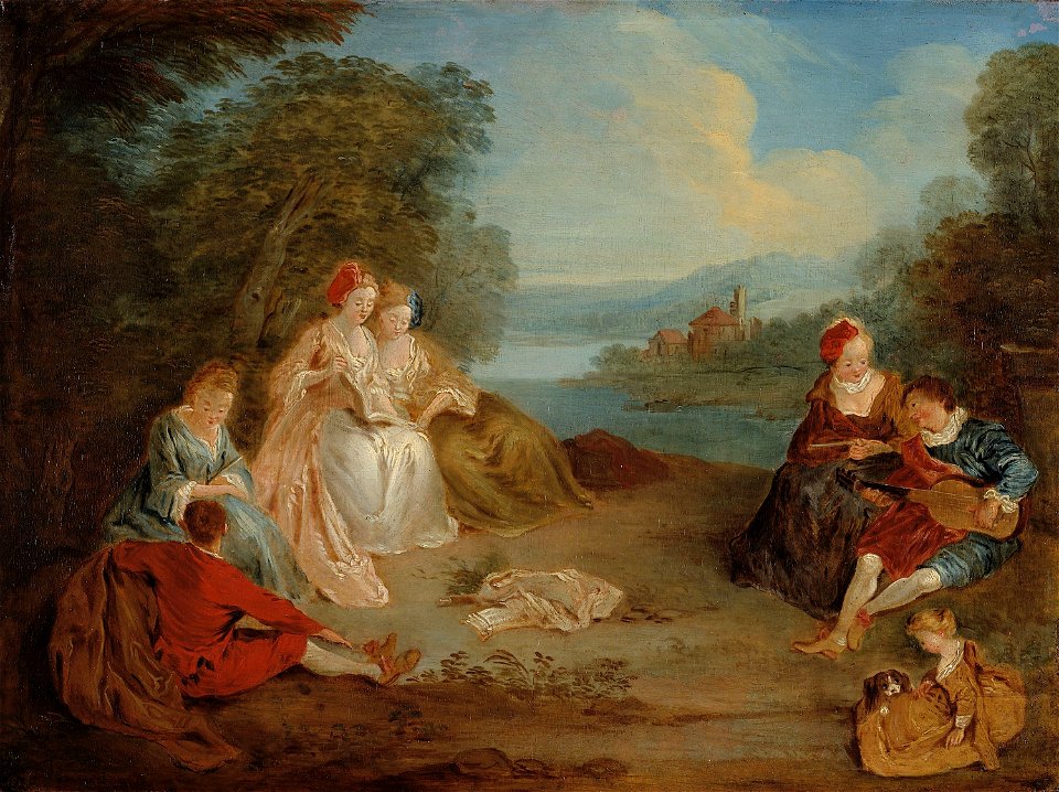 Anonymous - Le Repos sur la colline - J 93 - Musée Cognacq-Jay