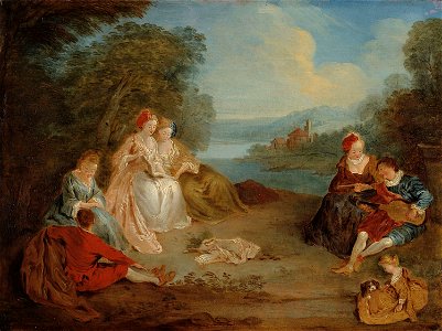 Anonymous - Le Repos sur la colline - J 93 - Musée Cognacq-Jay