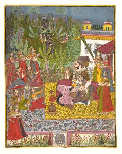 Anonymous - Maharaja Bijay Singh in His Harem - 2002.38 - Metropolitan Museum of Art