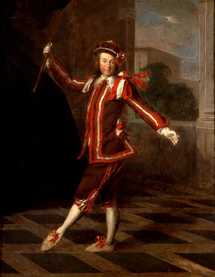 Anonymous - Mezzetin dansant, vers 1720 - P674 - Musée Carnavalet