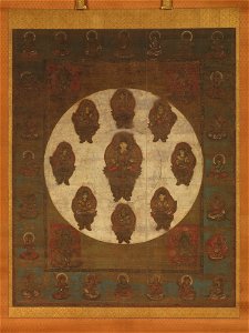 Anonymous - Mandala of Monju Bosatsu - 1975.268.18 - Metropolitan Museum of Art