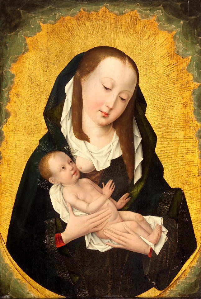 Anonymous - Maria mit Kind in der Mondsichel - GG 6425 - Kunsthistorisches Museum