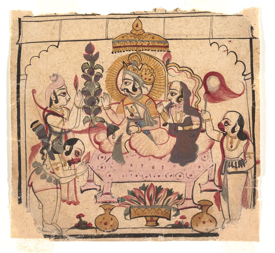 Anonymous - Page from a Dispersed Ramayana, (Story of Rama) - 1979.12.5 - Metropolitan Museum of Art
