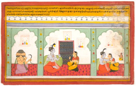 Anonymous - Page from a Dispersed Shiva Mahatmya (Great Tales of Shiva) - 58.1.4 - Metropolitan Museum of Art