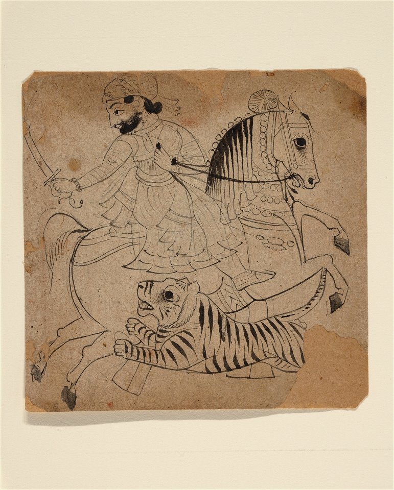 Anonymous - Nobleman Hunting a Tiger - 2008.359.17 - Metropolitan Museum of Art