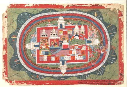 Anonymous - Page from a Dispersed Bhagavata Purana Manuscript (Life of Krishna) - 1985.398.10 - Metropolitan Museum of Art