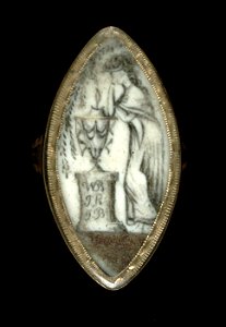 Anonymous - Mourning Ring for William Burnside - 1999.27.56 - Smithsonian American Art Museum