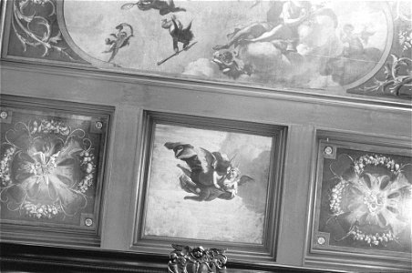 Anonymous - Plafondschildering, afkomstig uit Herengracht 190 - SA 38090.4 - Amsterdam Museum