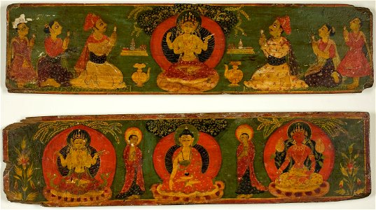 Anonymous - Pair of Buddhist Manuscript Covers - 2004.757.4b - Art Institute of Chicago