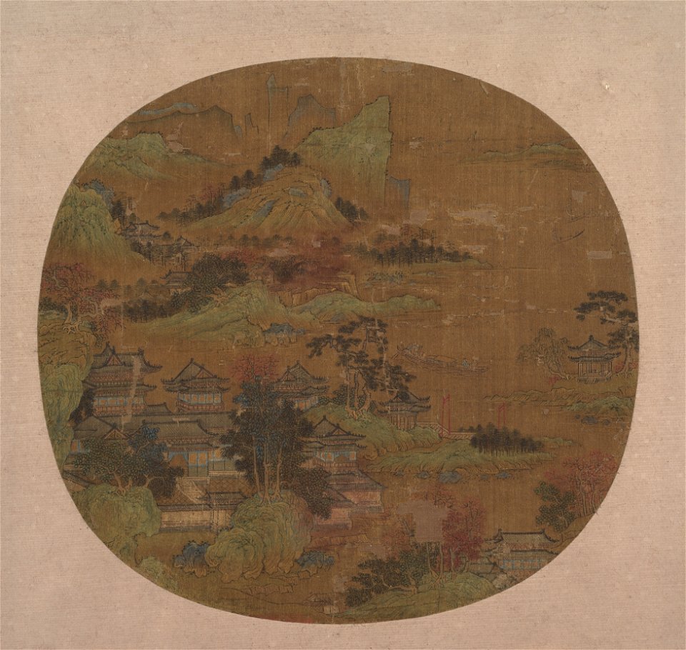 Anonymous - Palaces among Autumn Mountains - 1989.363.42 - Metropolitan Museum of Art