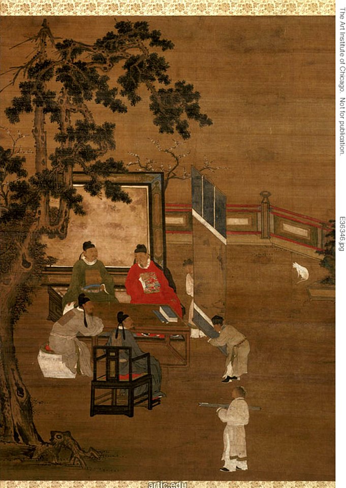 Anonymous - Painting, from the set The Four Accomplishments - 1926.378 - Art Institute of Chicago