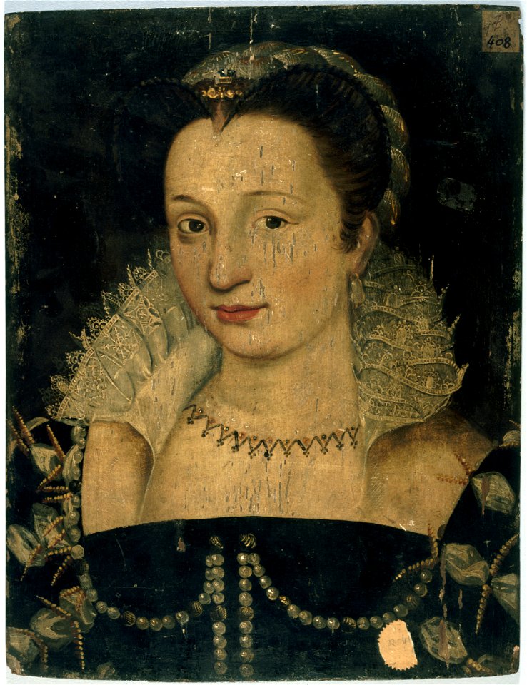 Anonymous - Portrait de femme, dit de Gabrielle d'Estrées (1573-1599) - P408 - Musée Carnavalet