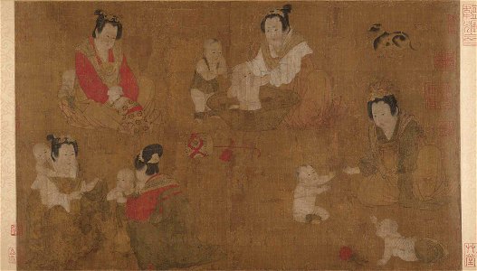 Anonymous - Palace Ladies Bathing Children - 40.148 - Metropolitan Museum of Art