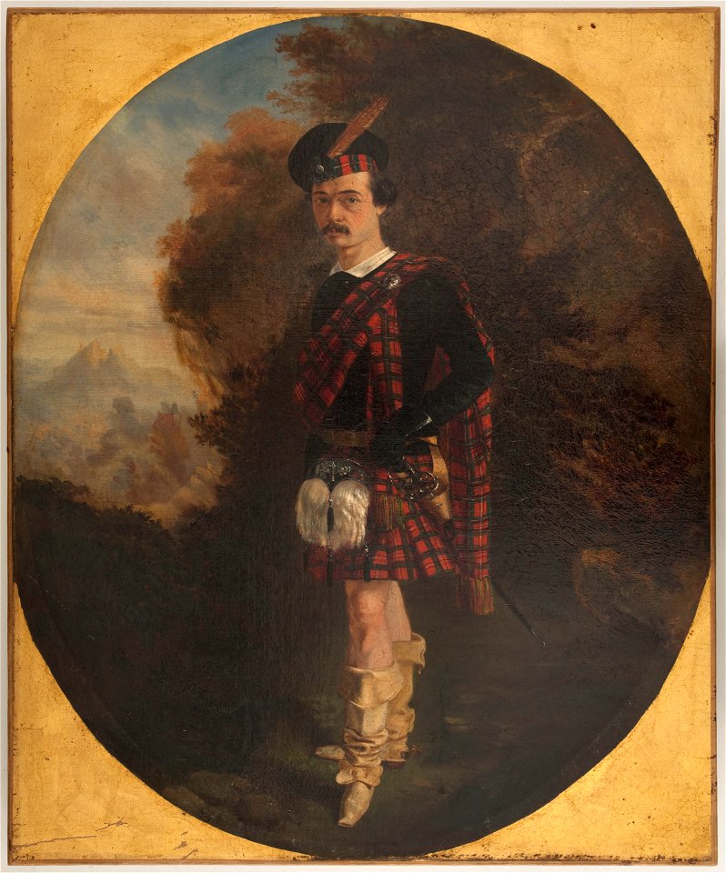 Anonymous - Portrait de Gilbert Duprez (1806-1896), chanteur, dans le rôle d'Edgardo dans Lucia di Lammermoor - P2844 - Musée Carnavalet