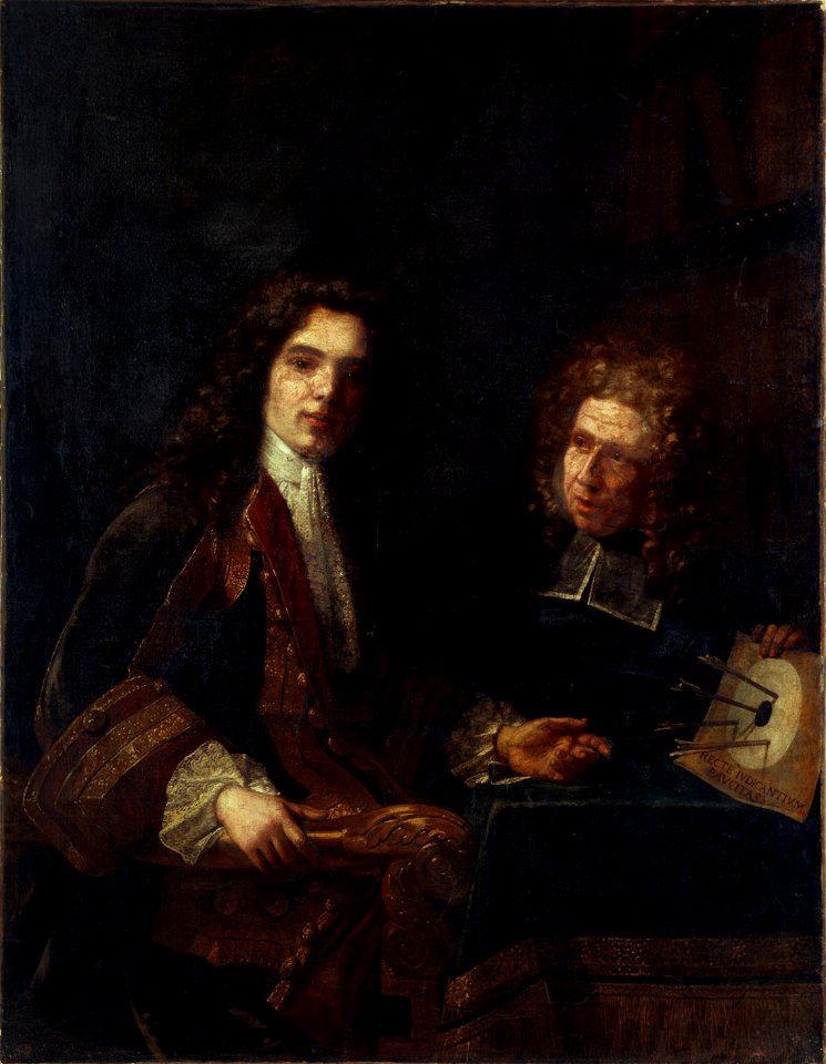 Anonymous - Portrait d'un maître et de son élève - P189 - Musée Carnavalet