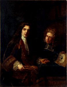 Anonymous - Portrait d'un maître et de son élève - P189 - Musée Carnavalet