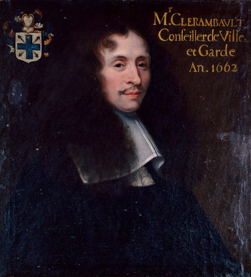 Anonymous - Portrait de Charles Clérambault, conseiller de la Ville de Paris en 1661 - P650 - Musée Carnavalet