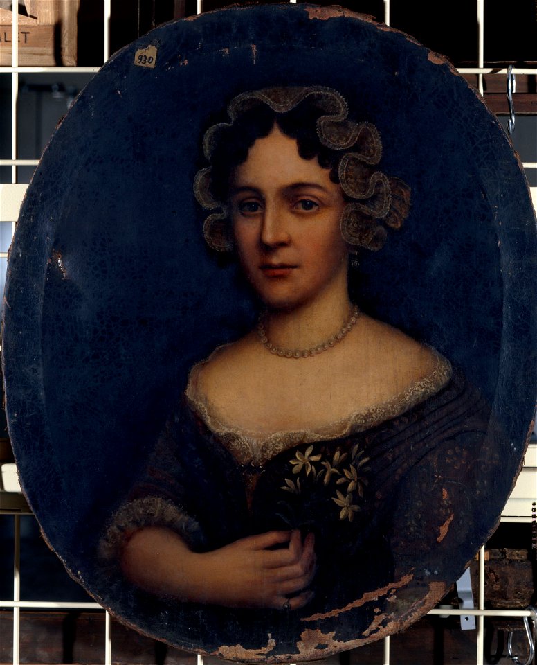 Anonymous - Portrait de Madame Ducastin, épouse du libraire et relieur rue d'Ecosse (vers 1700) - P930 - Musée Carnavalet