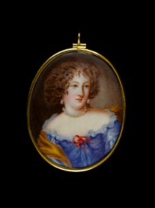 Anonymous - Portrait d'une jeune femme en costume Louis XIV - J 802 - Musée Cognacq-Jay