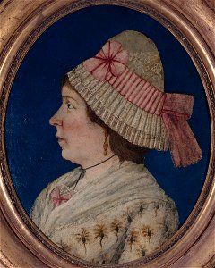 Anonymous - Portrait de femme, de profil, d'époque révolutionnaire. - P2124 - Musée Carnavalet