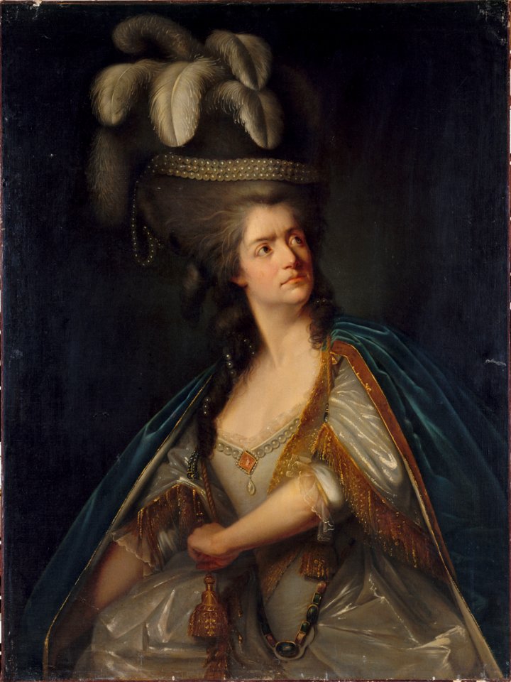 Anonymous - Portrait de Mme Thénard, dite la Grande (1757-1849), sociétaire de la Comédie Française, dans le rôle d'Hermione dans Andromaque - P1321 - Musée Carnavalet