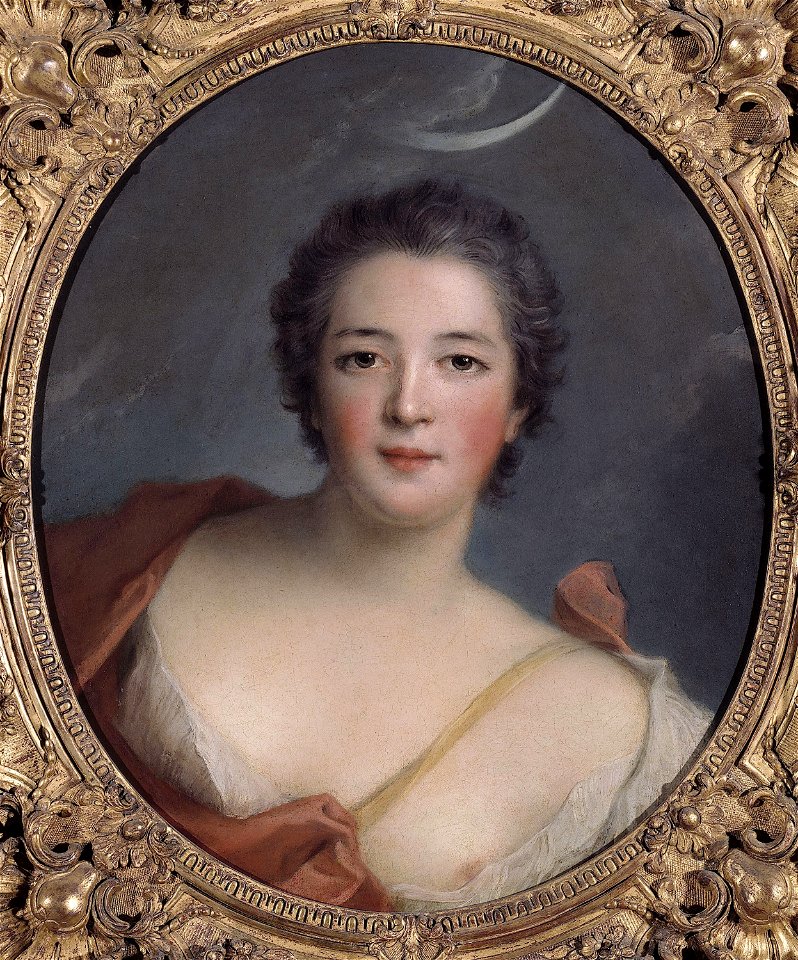 Anonymous - Portrait de la marquise de Flavacourt, en Silence - J 88 - Musée Cognacq-Jay