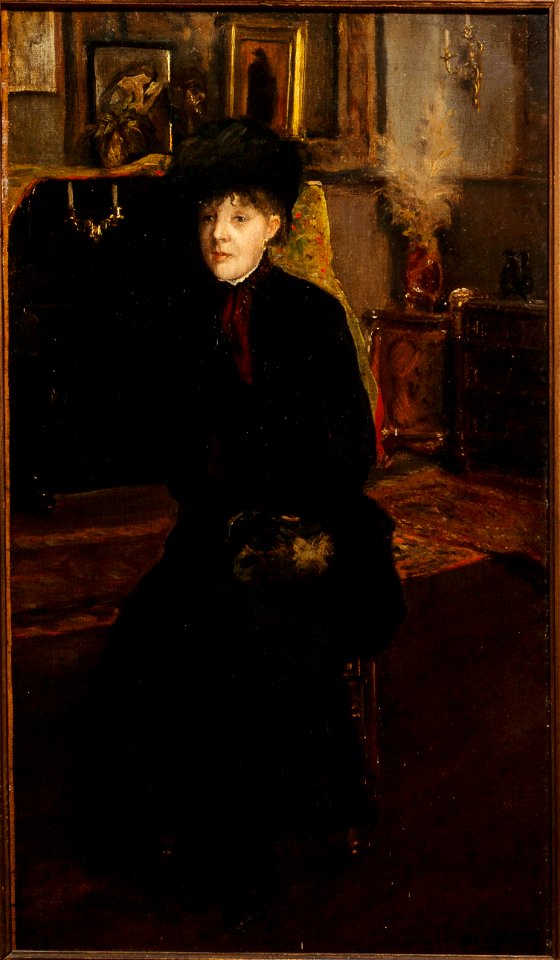 Anonymous - Portrait de Mary Cassat (1845-1926), peintre - P2686 - Musée Carnavalet