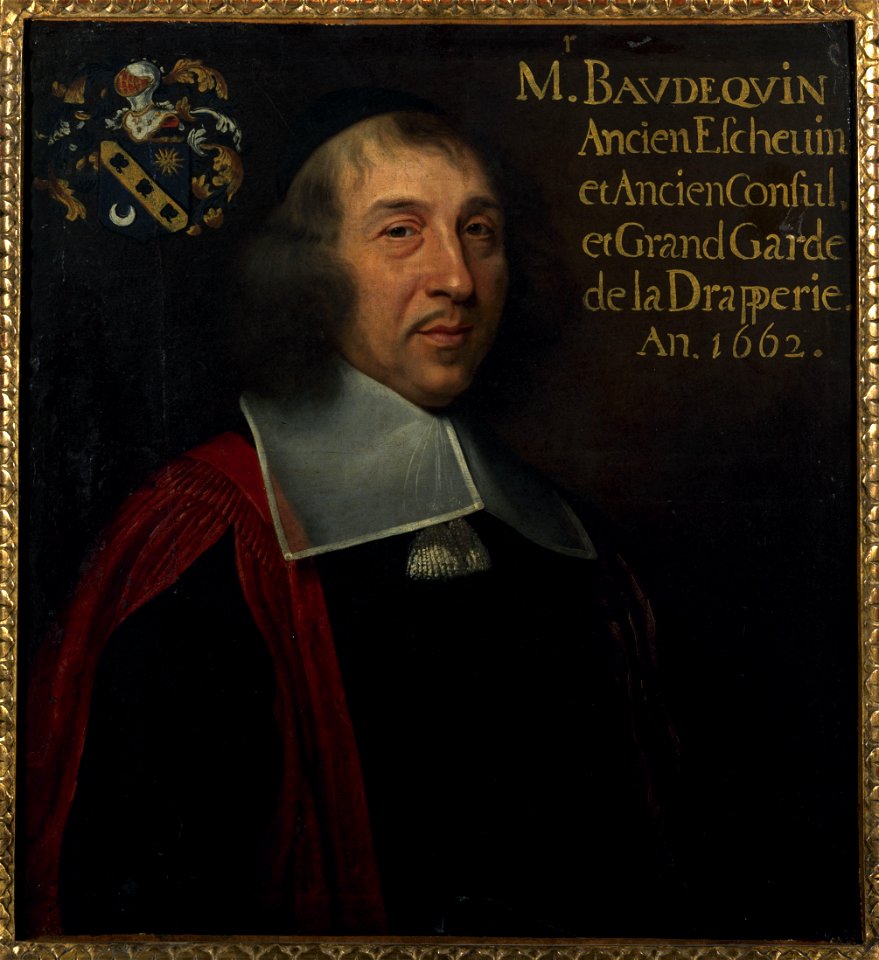 Anonymous - Portrait de Nicolas Baudequin, échevin de la Ville de Paris - P649 - Musée Carnavalet