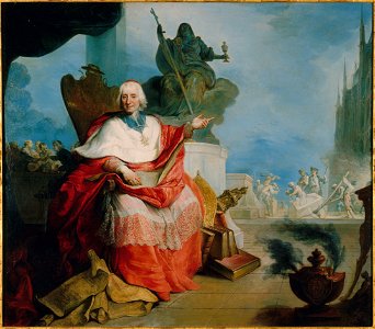 Anonymous - Portrait du cardinal Louis Antoine de Noailles (1651-1729), archevêque de Paris - P2079 - Musée Carnavalet