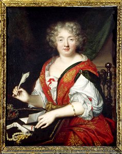 Anonymous - Portrait de femme écrivant, autrefois identifiée comme Mme de Sévigné - P975 - Musée Carnavalet