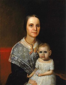 Anonymous - Portrait of a Mother and Child - 1975.41.3 - Smithsonian American Art Museum