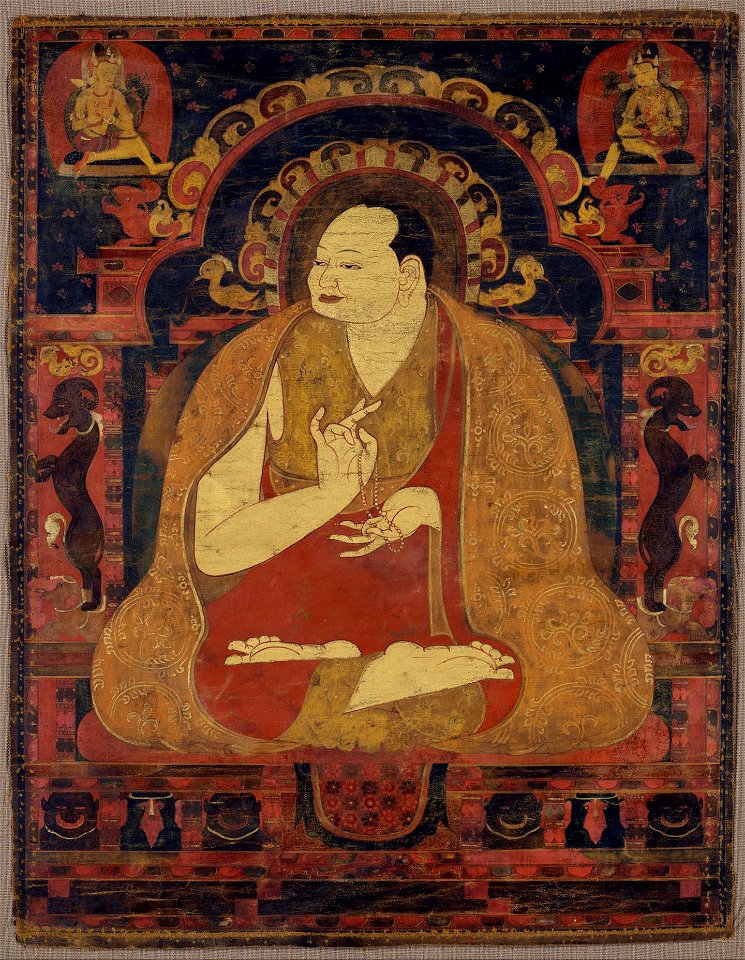 Anonymous - Portrait of a Lama, Possibly Dromton - 1991.152 - Metropolitan Museum of Art