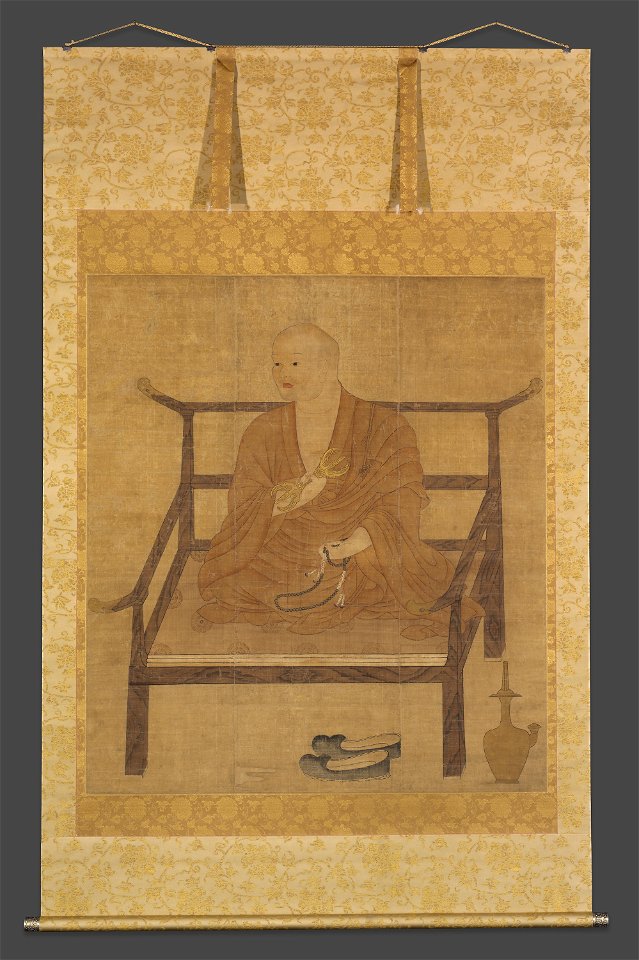 Anonymous - Portrait of Kobo Daishi (Kukai) - 1960.40 - Art Institute of Chicago
