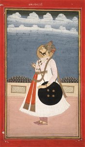 Anonymous - Portrait of Maharaja Bakhat Singh of Nagaur - 2001.138.15 - Yale University Art Gallery