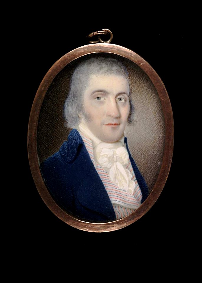 Anonymous - Portrait of a Gentleman with Initials C. B. - 1980.95.2 - Smithsonian American Art Museum