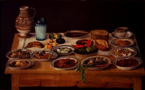 Anonymous - Puebla Kitchen - Google Art Project