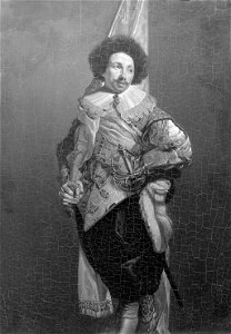 Anonymous - Portret van een vaandrig - SA 5907 - Amsterdam Museum